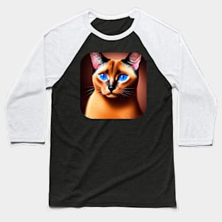 Siamese cat Baseball T-Shirt